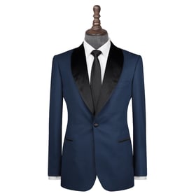 The Marlow Navy, with Satin Lapels Dinner Suit